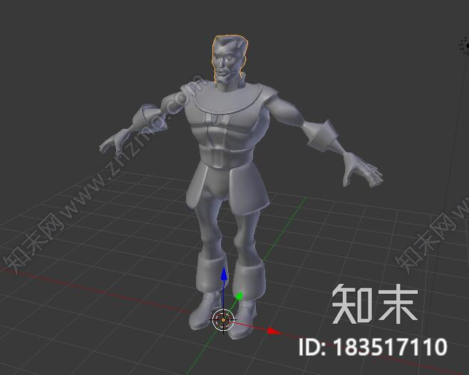 简单战士CG模型下载【ID:183517110】