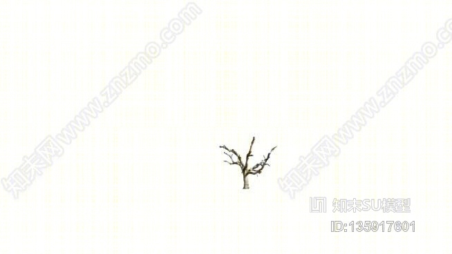 枯树SU模型下载【ID:135917601】