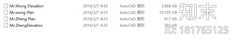 一套现代简约风格样板房CAD施工图（含效果图）施工图下载【ID:181765125】