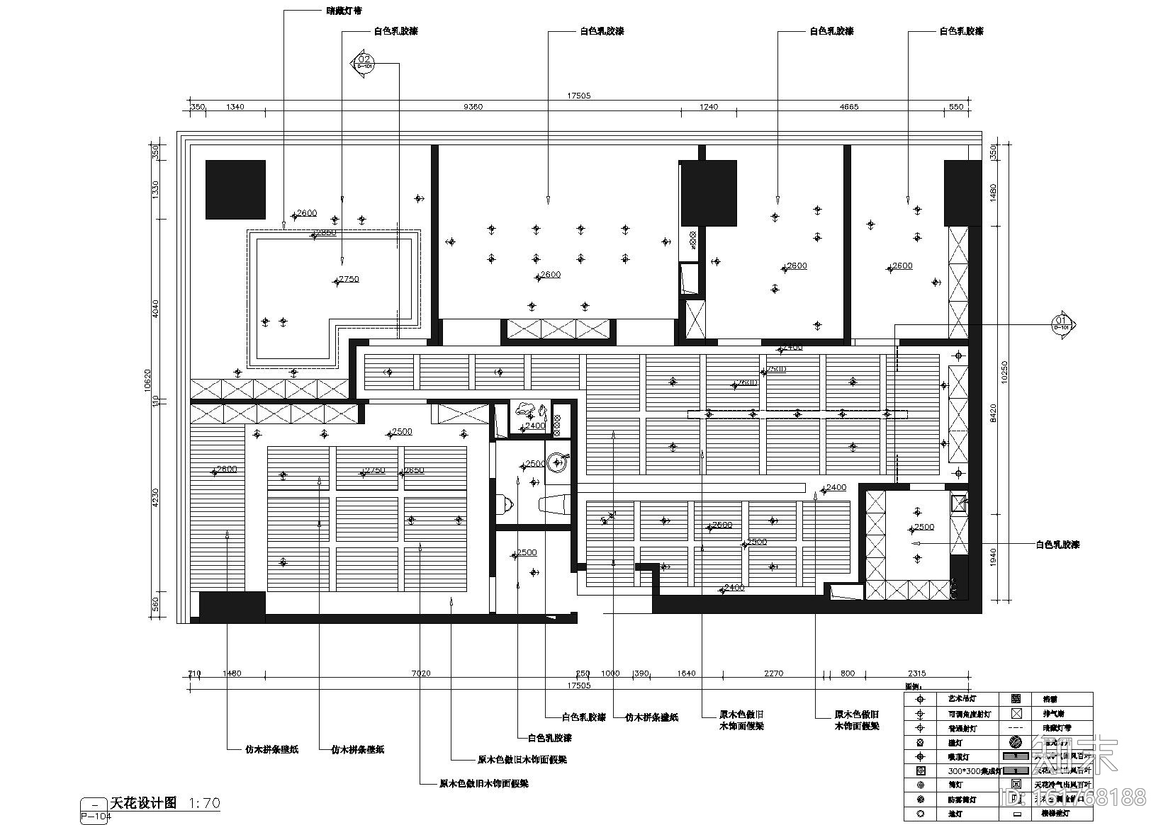 [广州]云峰投资公司办公室室内施工图+实景cad施工图下载【ID:161768188】
