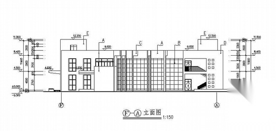 某四层医院配套建筑施工图施工图下载【ID:166430119】