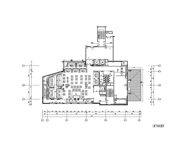 wix酒吧CAD室内设计施工图（含效果图）施工图下载【ID:161792177】