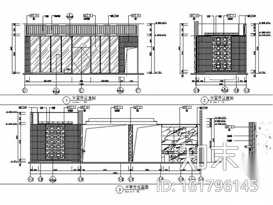 [广西]中国奇石之乡高档奢华洗浴会所室内装修施工图（...施工图下载【ID:161796145】