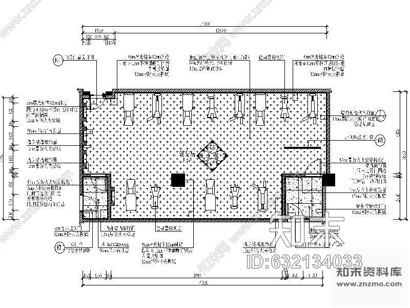 施工图小型健身房装饰设计图cad施工图下载【ID:632134033】