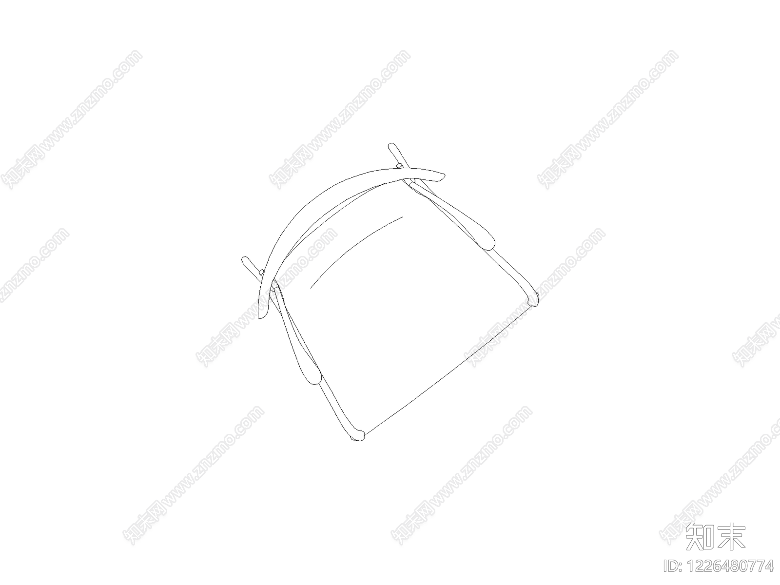 现代椅子CAD图纸