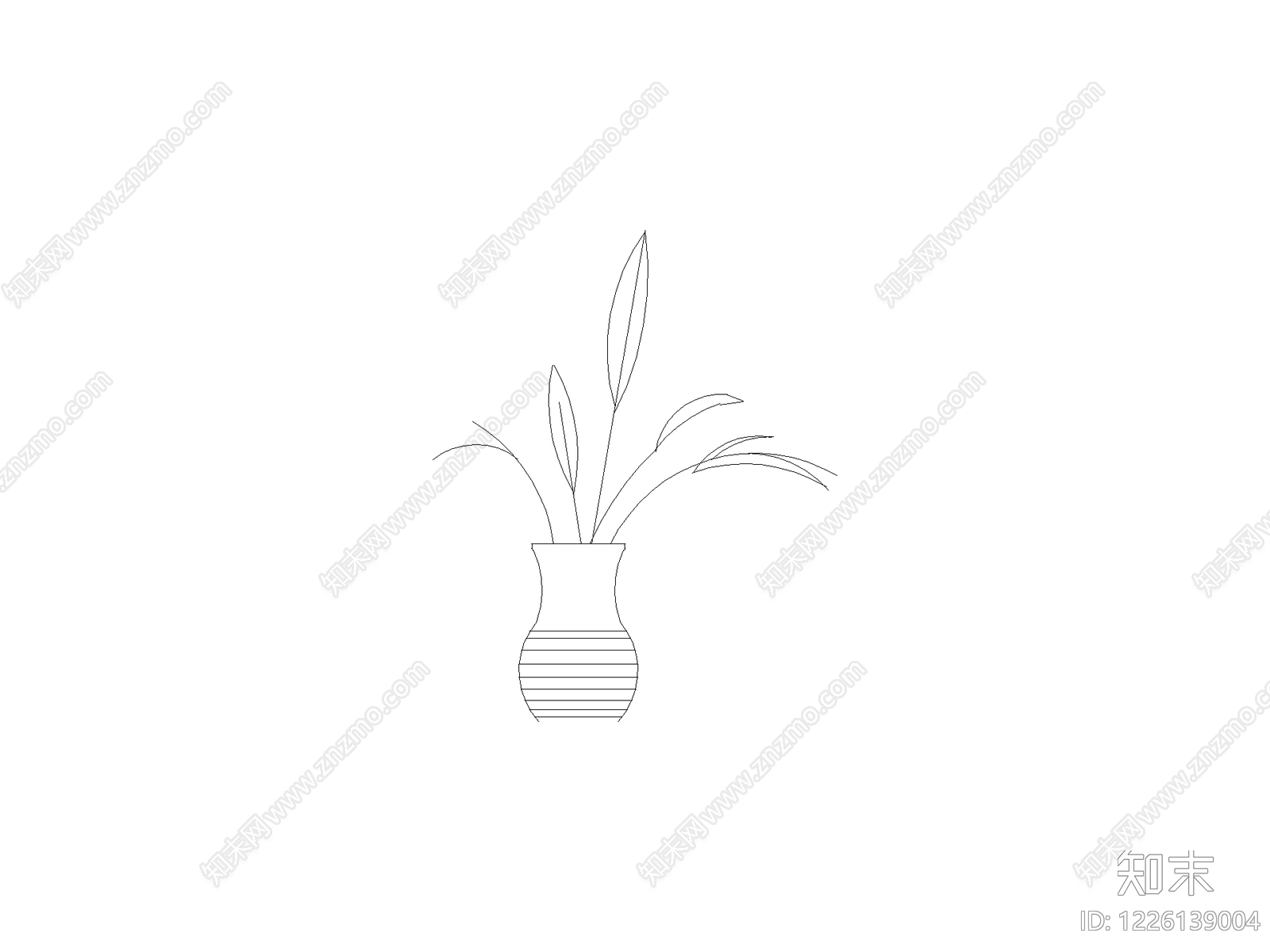 绿植cad施工图下载【ID:1226139004】