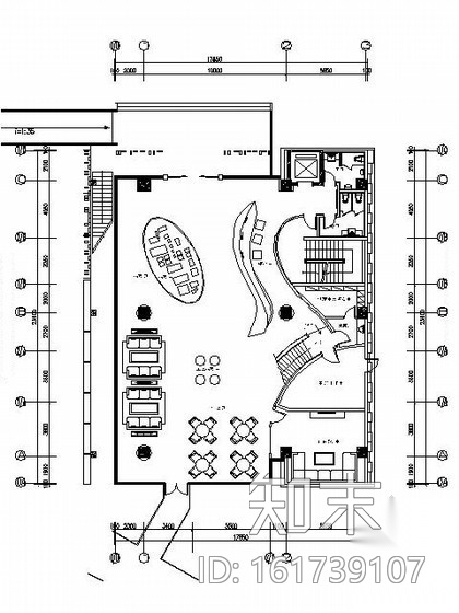 [上海]450㎡现代售楼处施工图（含效果）cad施工图下载【ID:161739107】