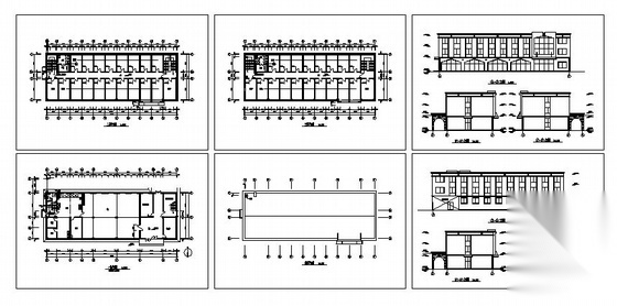 某二层学生宿舍建筑方案图cad施工图下载【ID:149844172】