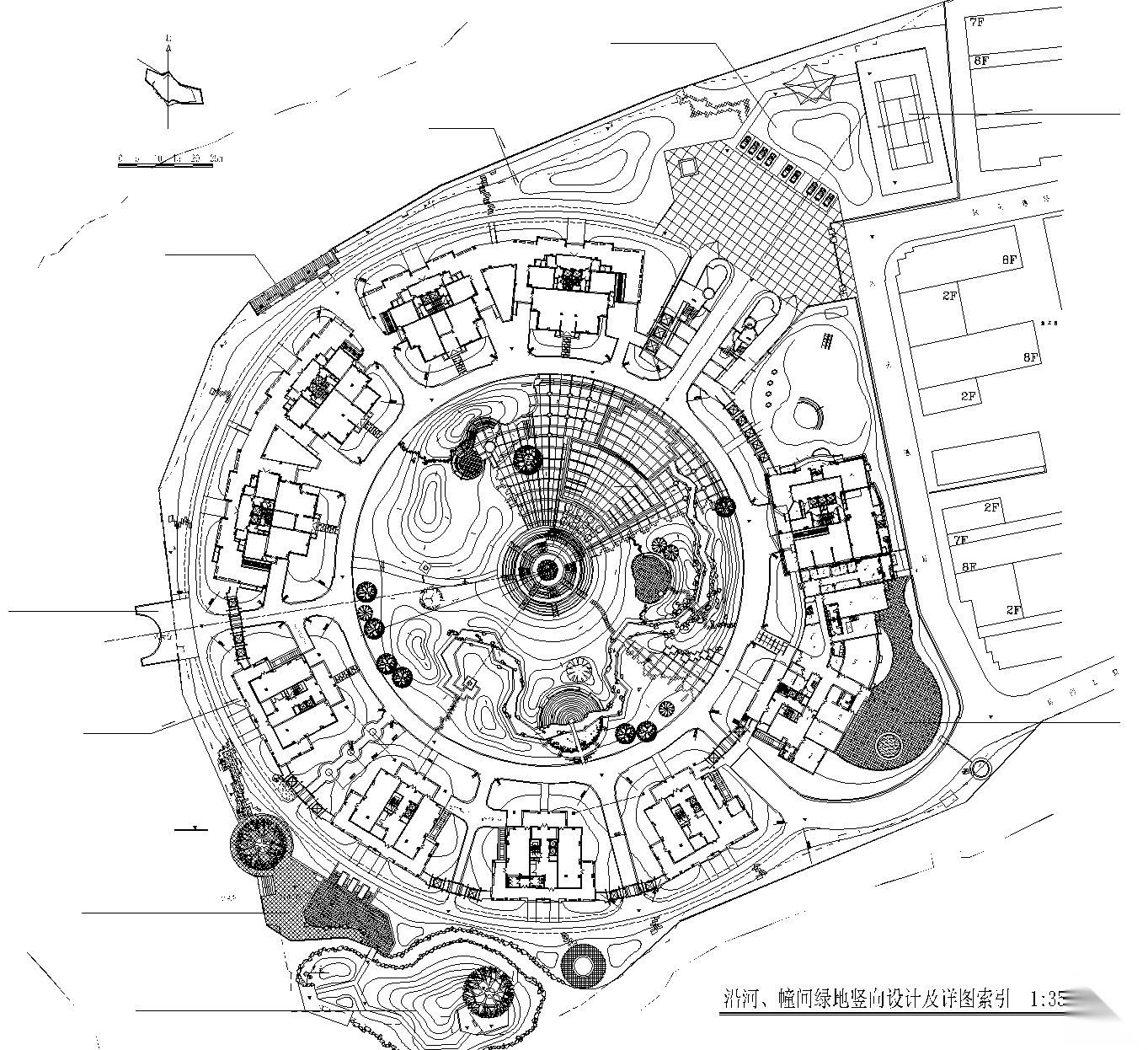 [浙江]温州居住区建筑景观全套CAD施工图（含结构，暖...cad施工图下载【ID:161016168】