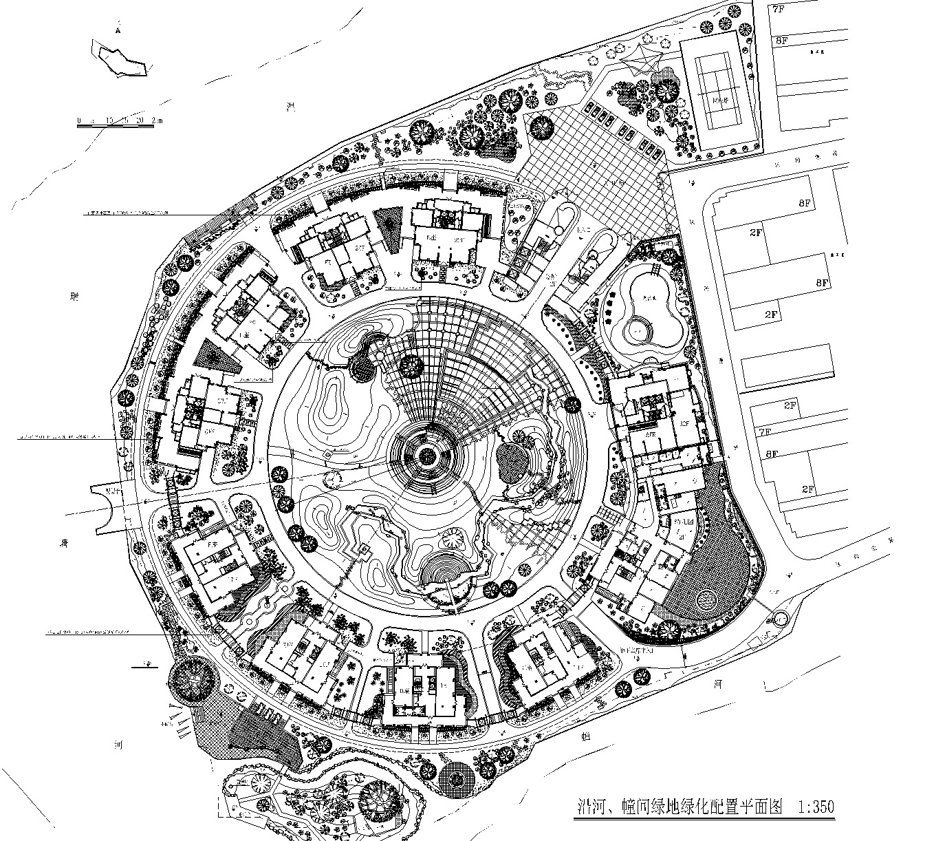 [浙江]温州居住区建筑景观全套CAD施工图（含结构，暖...cad施工图下载【ID:161016168】