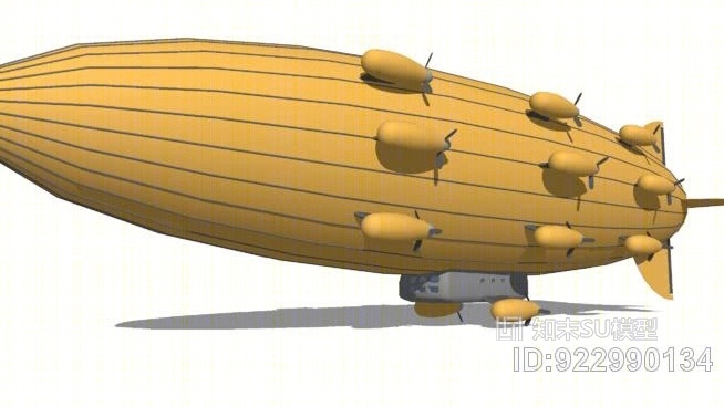 齐柏林飞船SU模型下载【ID:922990134】