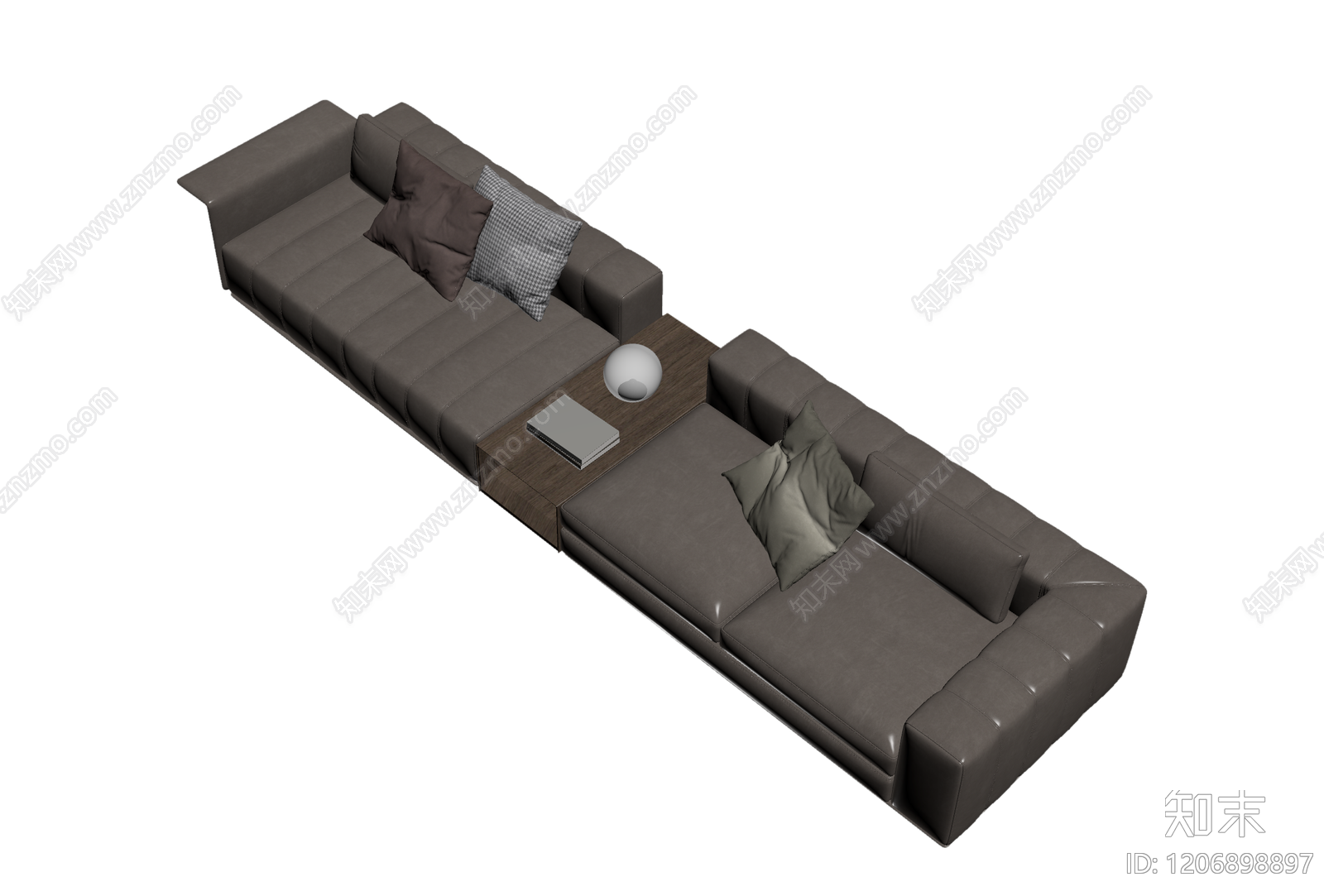 模块化沙发组合3D模型下载【ID:1206898897】