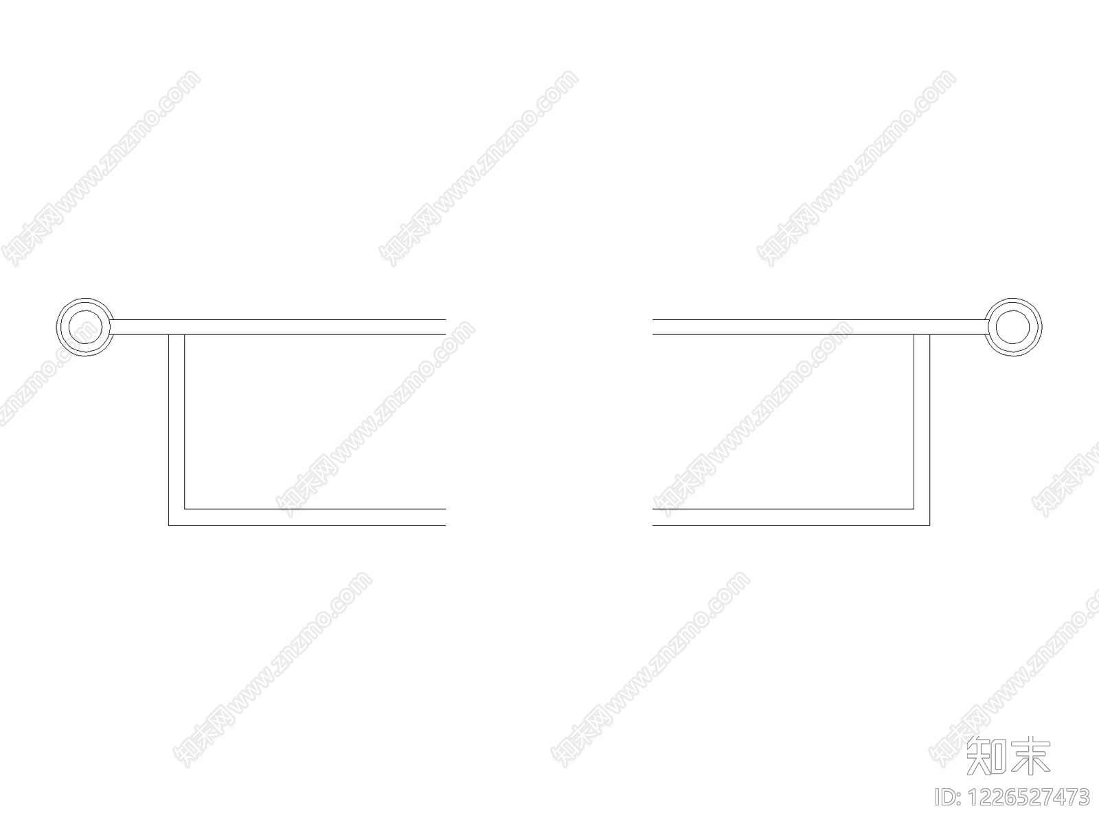 卫浴图块cad施工图下载【ID:1226527473】