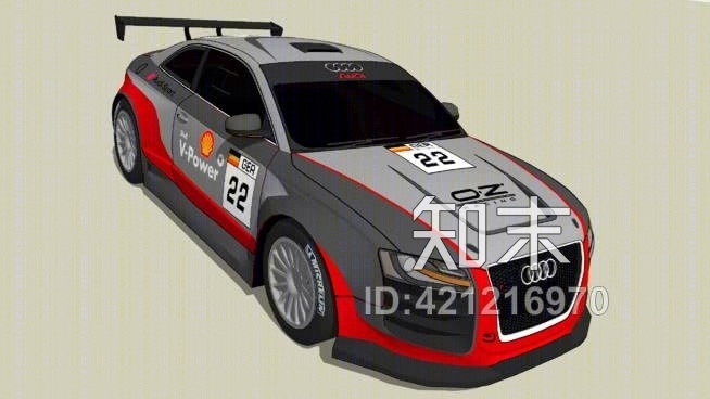 奥迪RS5（GT2的概念）V2.0SU模型下载【ID:421216970】