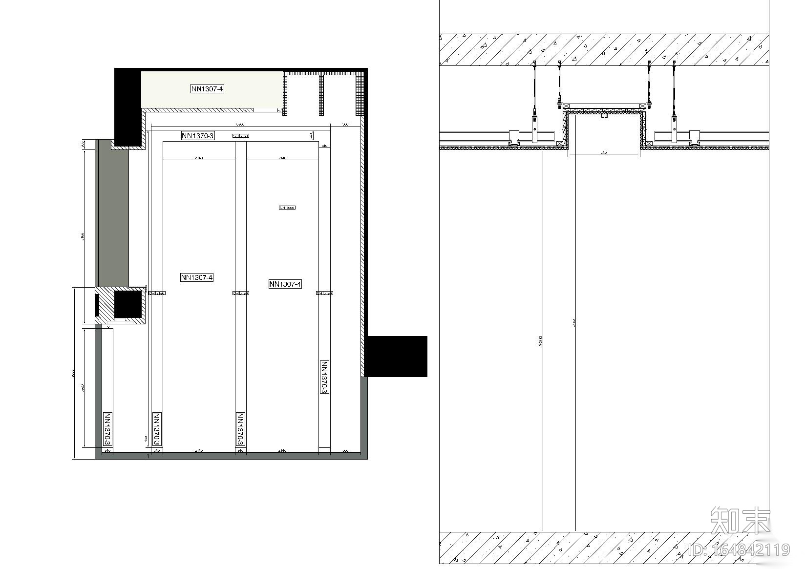 [武汉]G-STAR RAW武汉广场店装饰设计施工图cad施工图下载【ID:164842119】