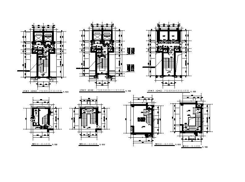 [宁夏]高层框剪结构石材外墙商住楼建筑施工图施工图下载【ID:149781171】