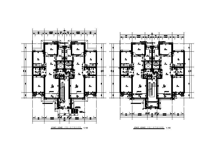 [宁夏]高层框剪结构石材外墙商住楼建筑施工图施工图下载【ID:149781171】