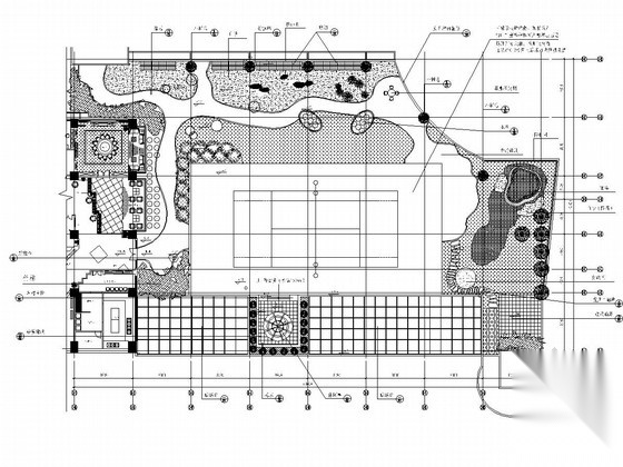 小型建筑屋顶花园景观工程施工套图施工图下载【ID:160916141】