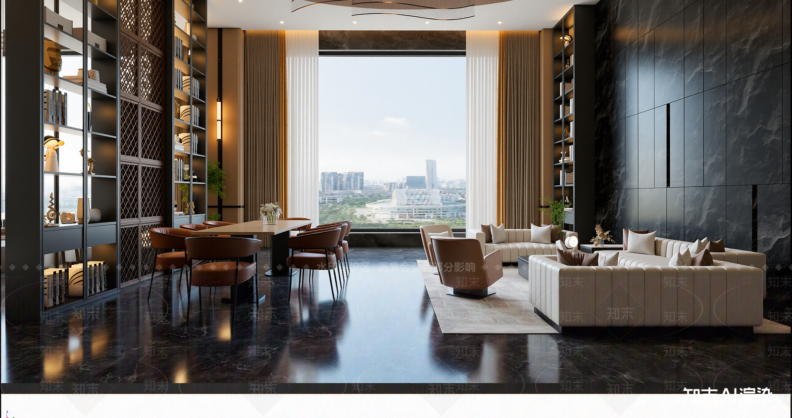 现代客餐厅3D模型下载【ID:1221488214】