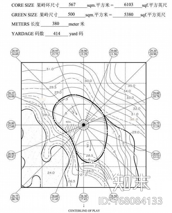 [广东]森林体育公园高尔夫球场施工图施工图下载【ID:168084133】