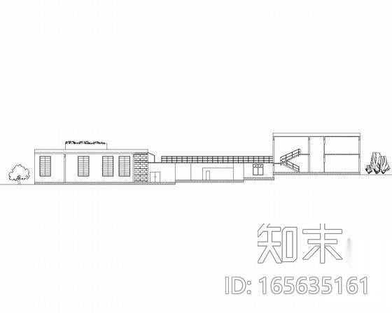 [课程设计]某二层大学生活动中心建筑方案cad施工图下载【ID:165635161】