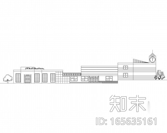 [课程设计]某二层大学生活动中心建筑方案cad施工图下载【ID:165635161】