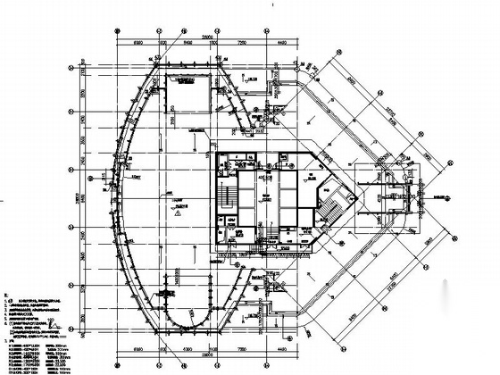 [浙江]27层现代风格商业办公楼建筑设计施工图（知名设计...cad施工图下载【ID:167361189】
