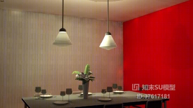 吊灯SU模型下载【ID:319328830】