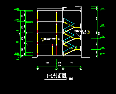 某一小学教学楼施工图纸（图纸齐全）cad施工图下载【ID:165931122】