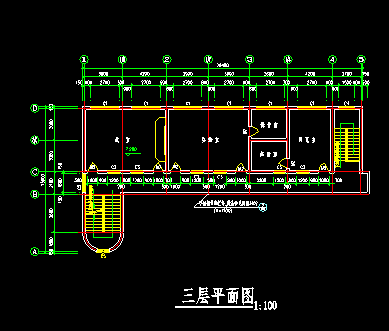 某一小学教学楼施工图纸（图纸齐全）cad施工图下载【ID:165931122】