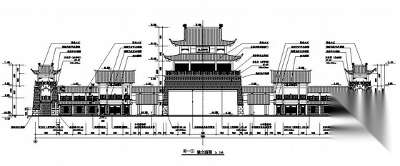 古建以及周边景观环境施工图施工图下载【ID:161032124】