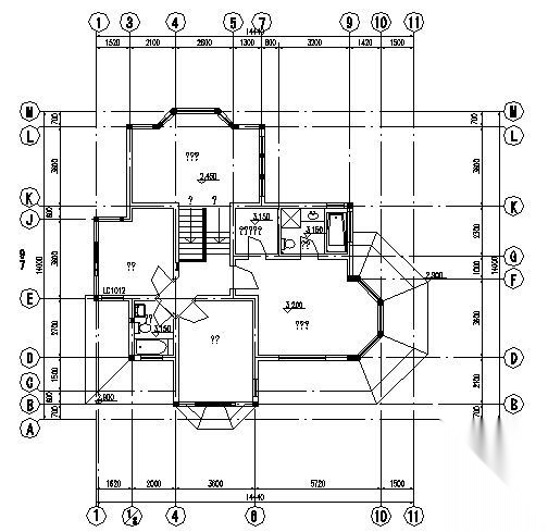 某二层别墅（A9型）建筑方案图cad施工图下载【ID:149919135】