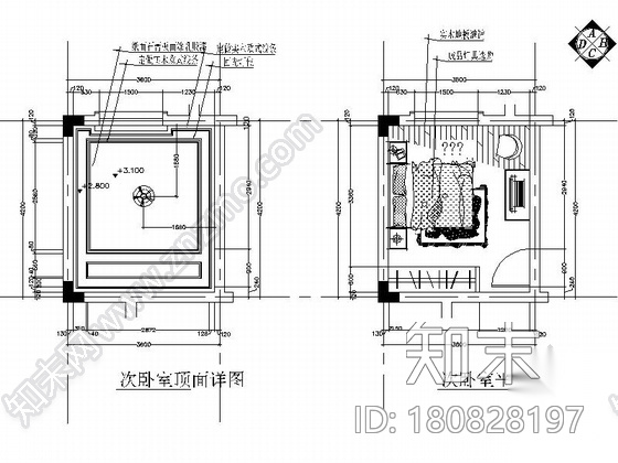 [芜湖]欧式豪华大气二层复式样板间室内设计施工图cad施工图下载【ID:180828197】