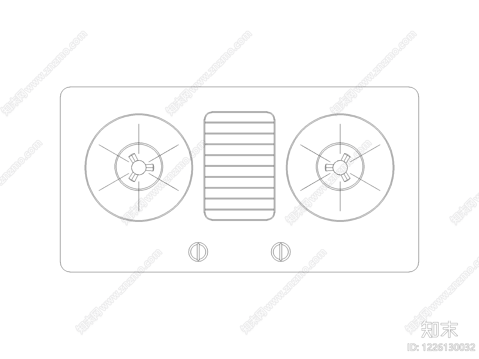 厨房设施cad施工图下载【ID:1226130032】