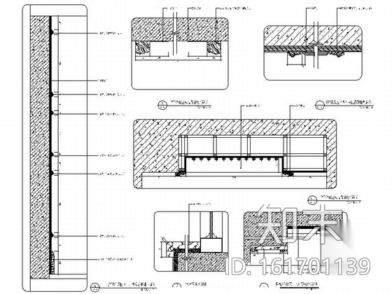 [常州]名城欧式典雅售楼处CAD装修图（含效果）cad施工图下载【ID:161701139】