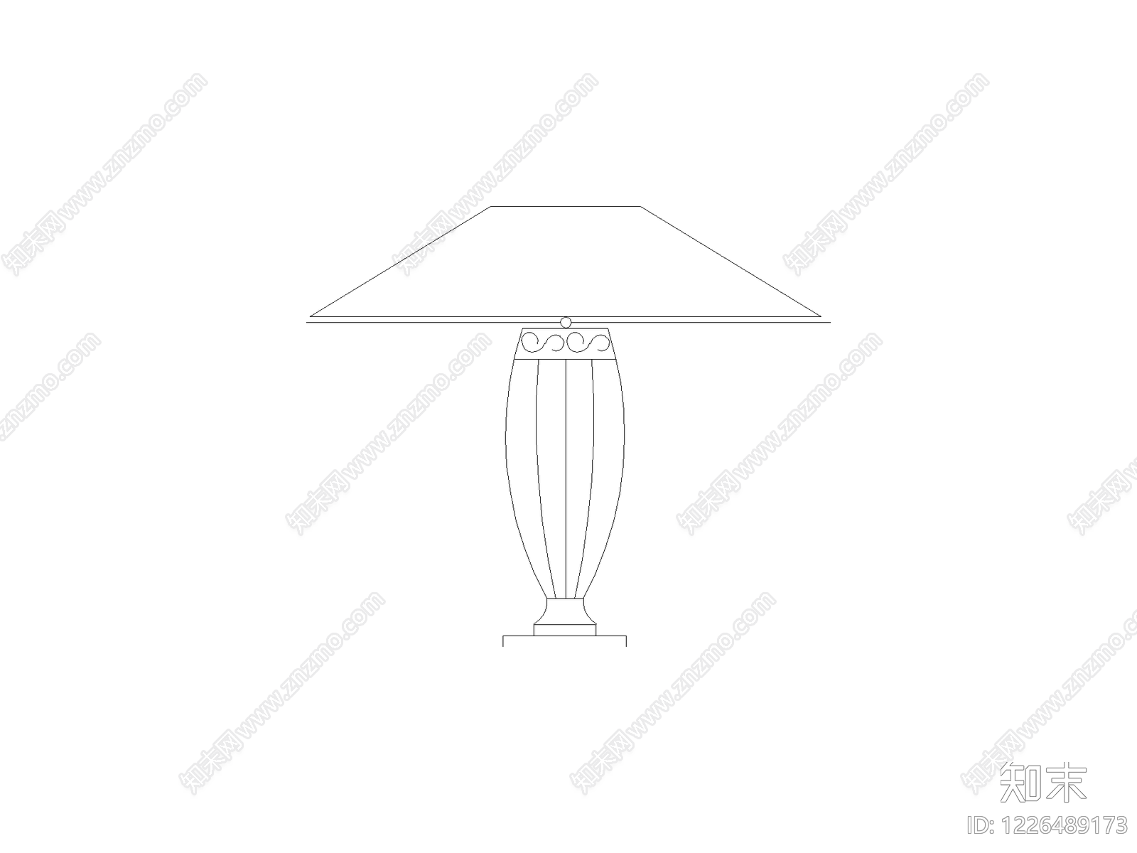 灯具图块cad施工图下载【ID:1226489173】