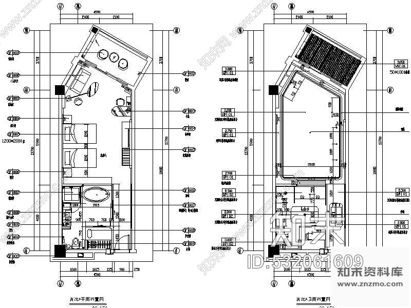 施工图阳光大酒店标准客房施工图cad施工图下载【ID:532061609】