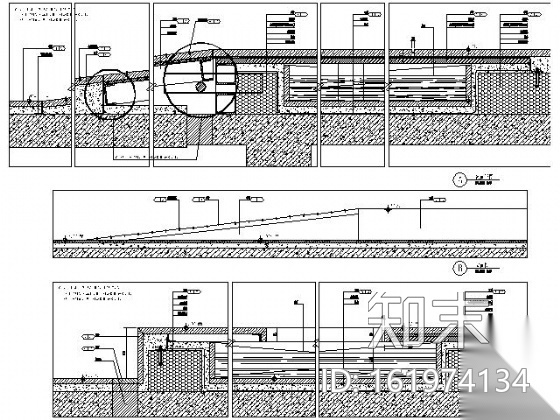 [苏州]五星假日酒店大堂施工图cad施工图下载【ID:161974134】