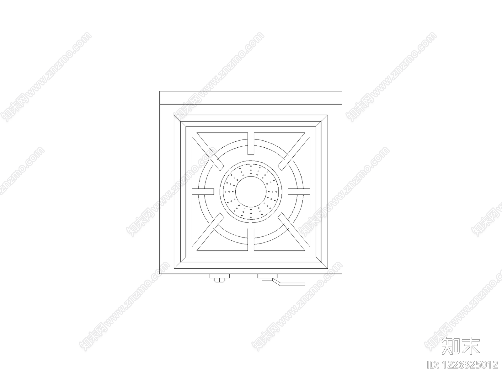 厨房设施CAD图纸