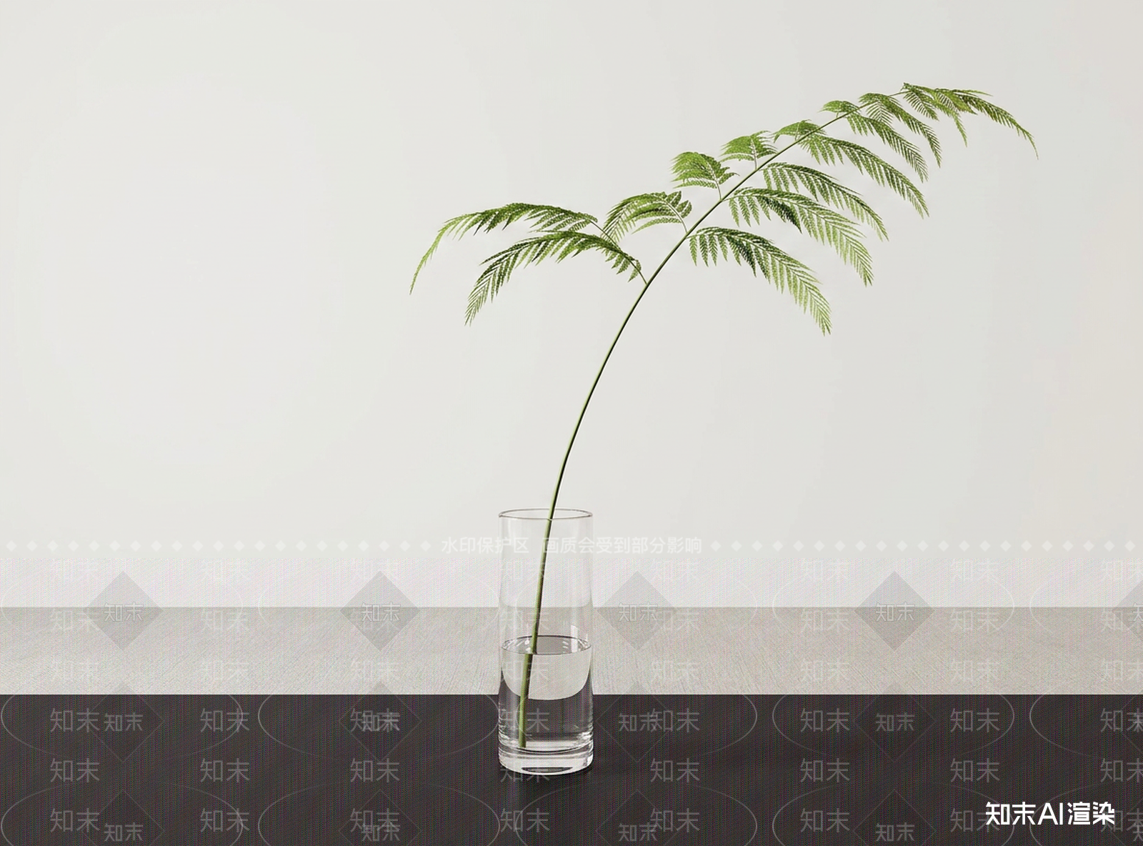 桌面造型绿植草本植物3D模型下载【ID:1227412545】
