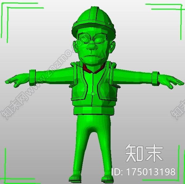 光头强3d打印模型下载【ID:175013198】