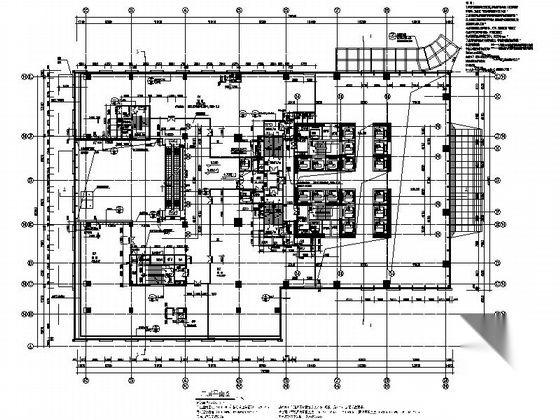 [广东]202米金融办公中心建筑施工图（2014年图纸）cad施工图下载【ID:168321115】