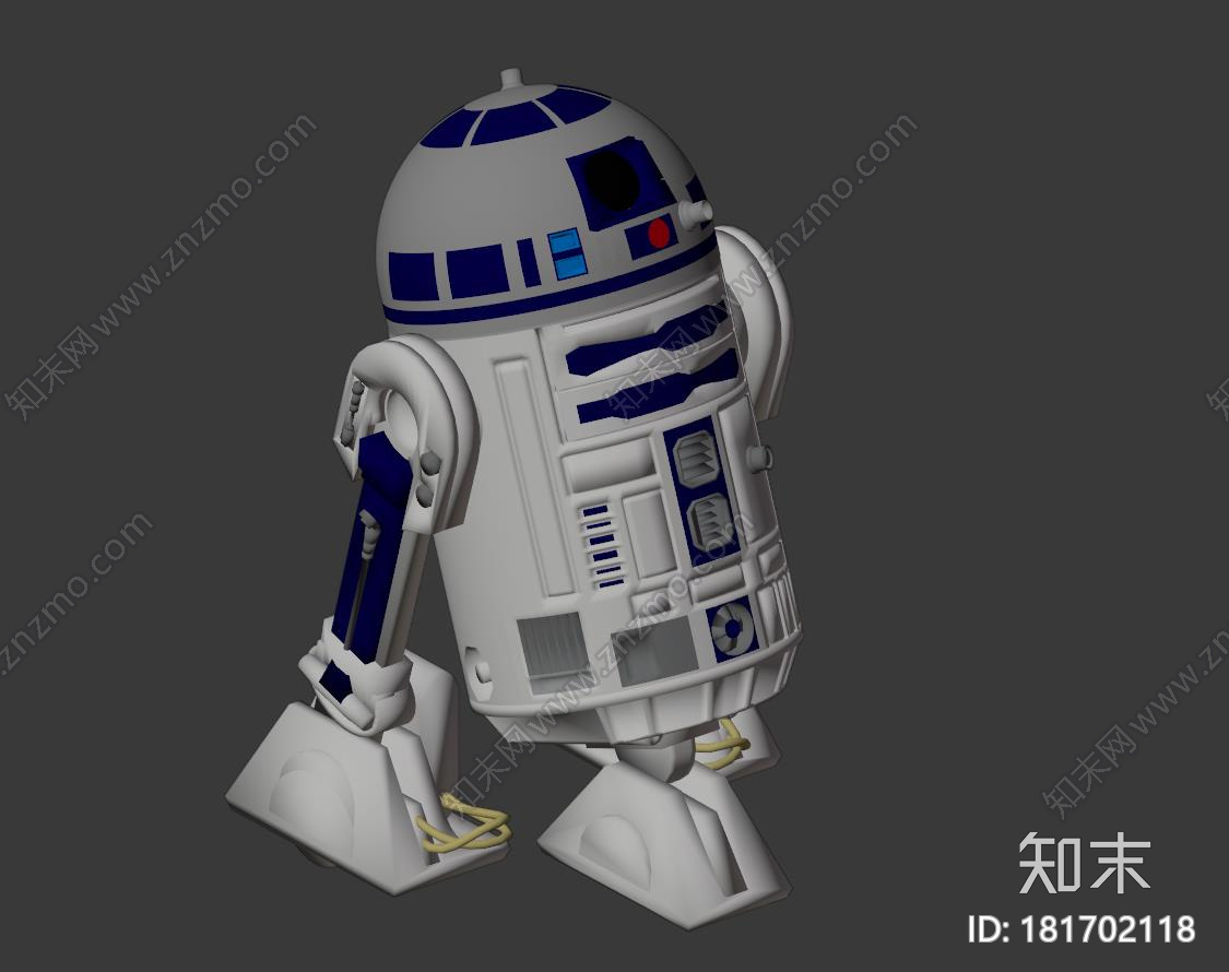 r2d2机器人CG模型下载【ID:181702118】