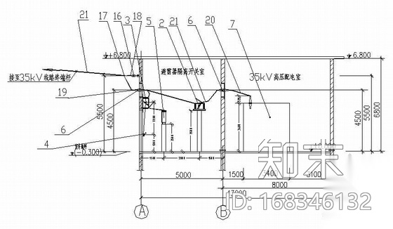 云南某选矿工程35KV总降压站全套电气施工图cad施工图下载【ID:168346132】