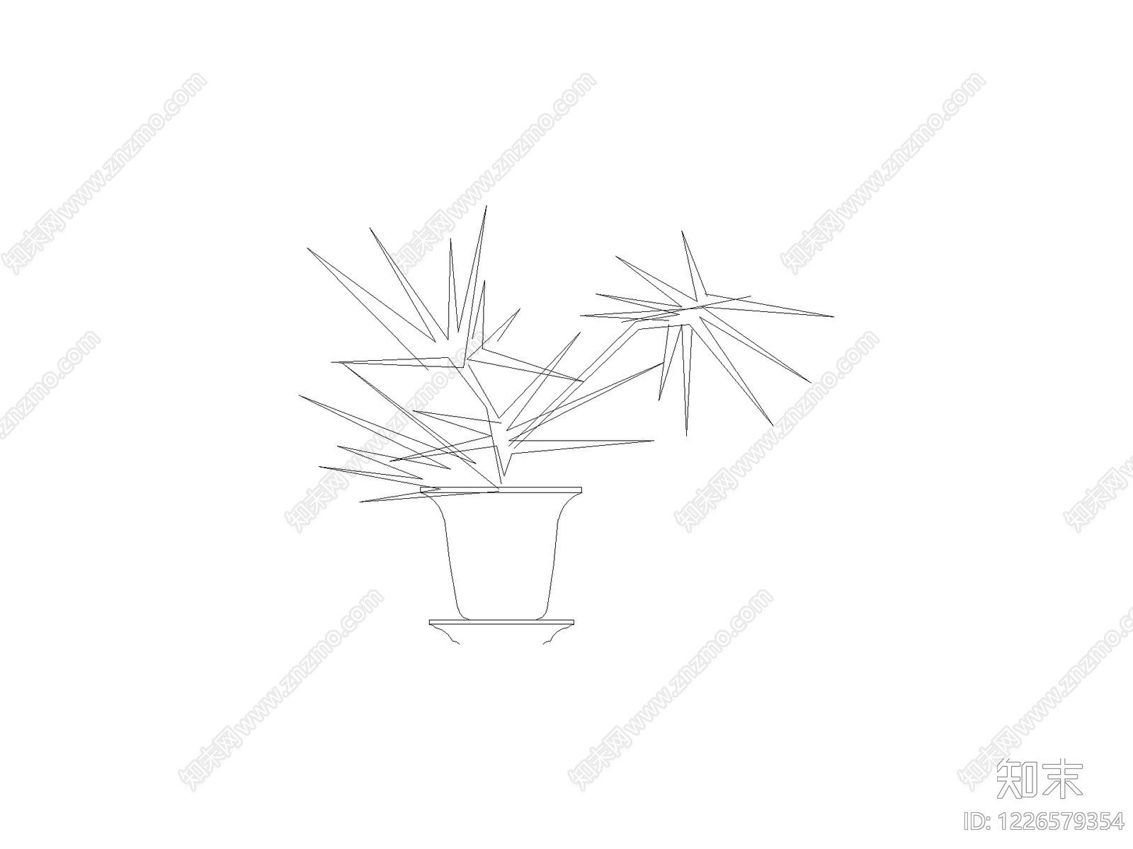 绿植cad施工图下载【ID:1226579354】