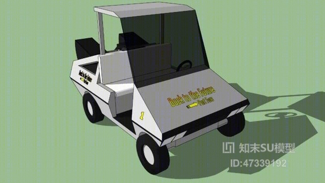 DeLorean的高尔夫球车SU模型下载【ID:47339192】