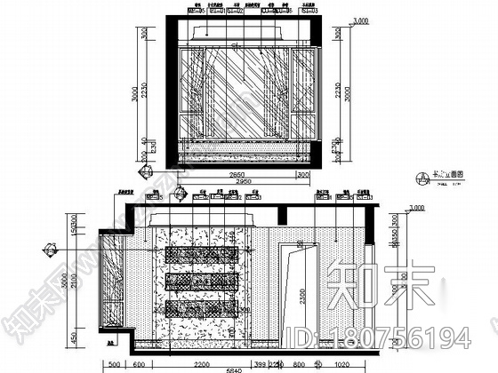 [广东]时尚温馨暖色调样板间装修施工图（含效果图）cad施工图下载【ID:180756194】