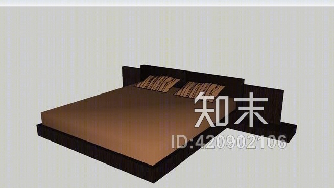 波罗模子床SU模型下载【ID:420902106】