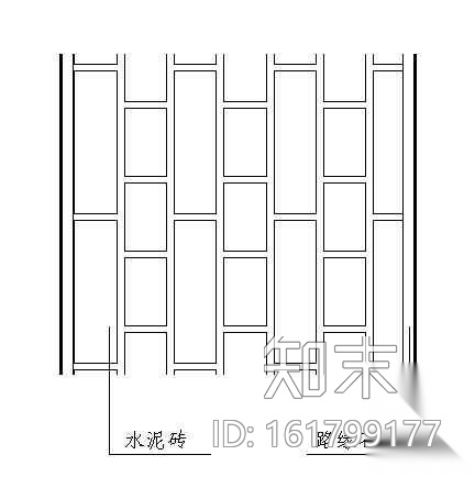 园林道路铺装图块36种施工图下载【ID:161799177】