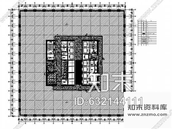 施工图广州CBD商圈某塔楼公共区域深化装修图cad施工图下载【ID:632144111】